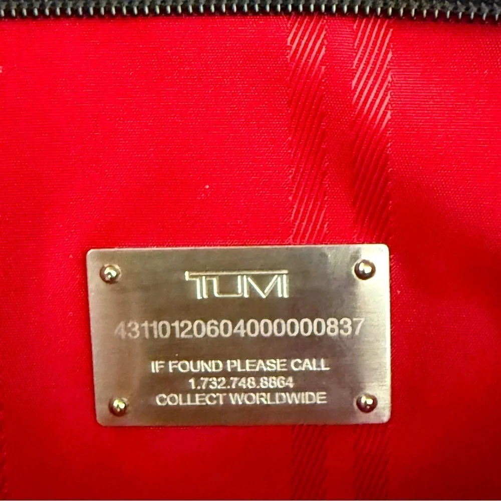 Unisex Tumi Briefcase Elements Collection Nylon Leather Laptop Bag
